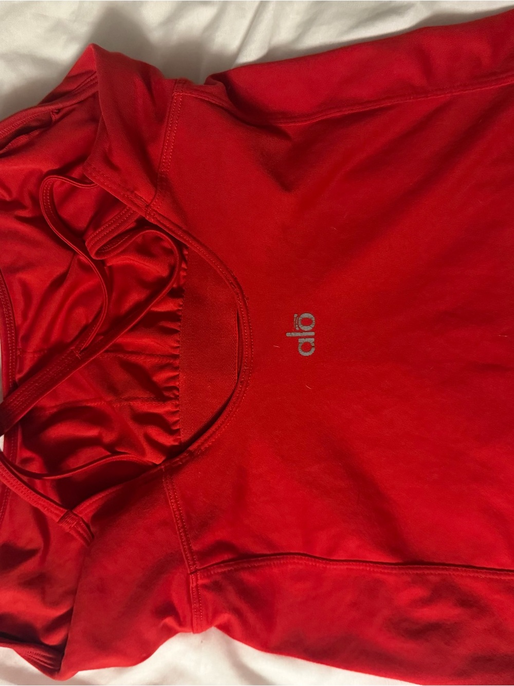 ALO Yoga Bright Red Performance Tank